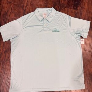 Disney -DVC Men’s 3XL Light Aqua Polo Shirt